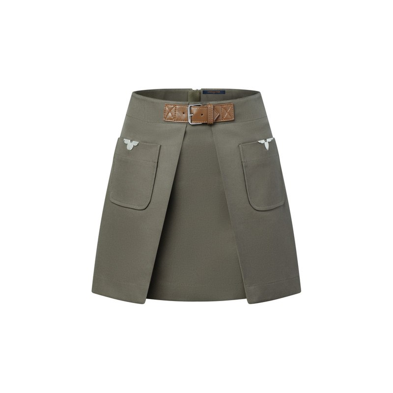 Monogram Accent Mini Skirt 1