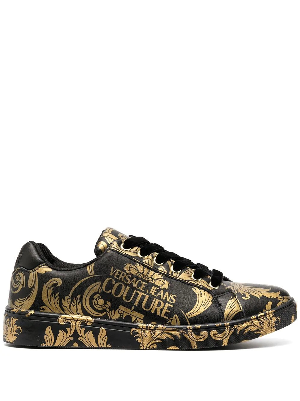 baroque print sneakers - 1