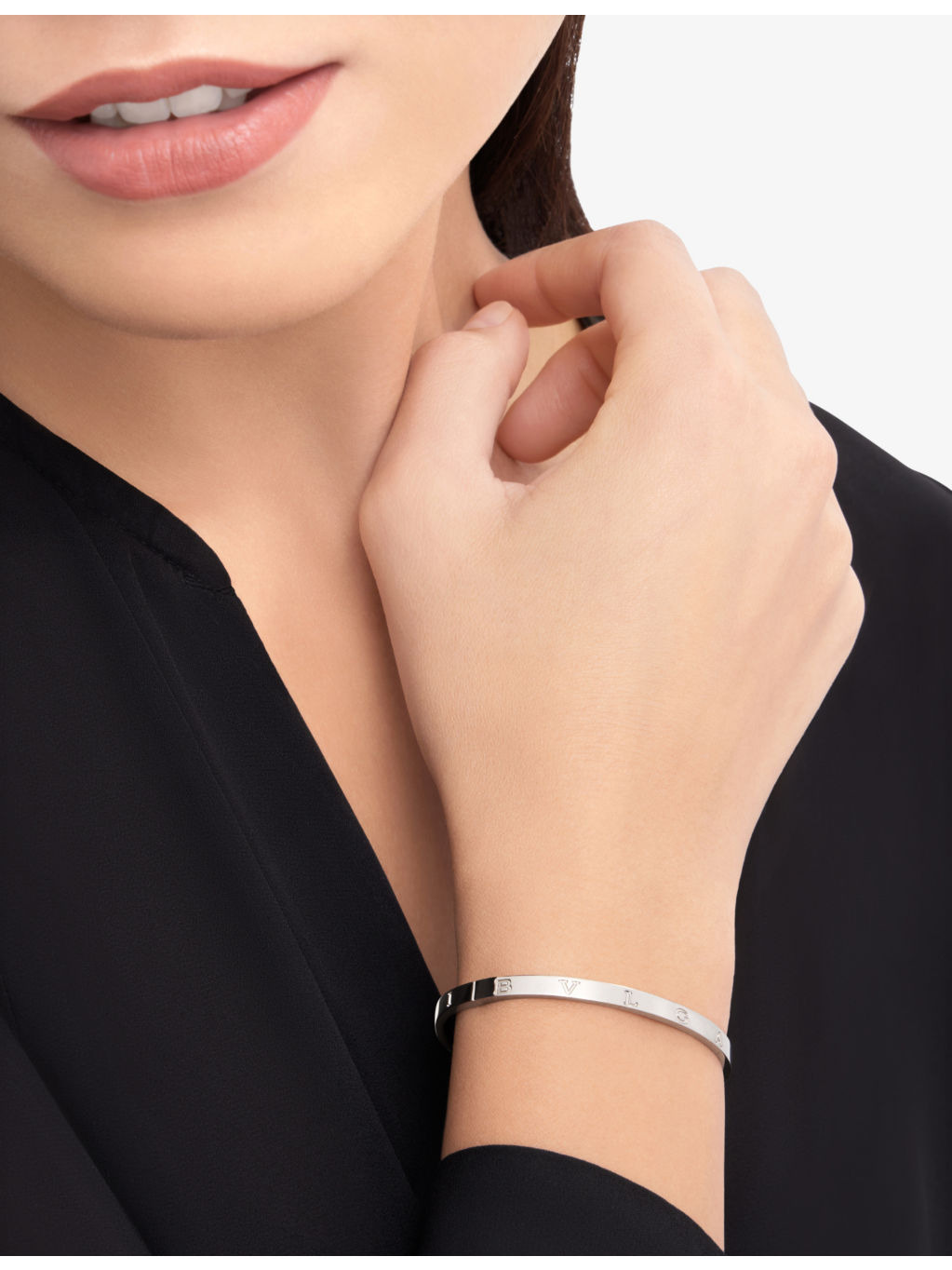 B.zero1 18ct white-gold bracelet - 3