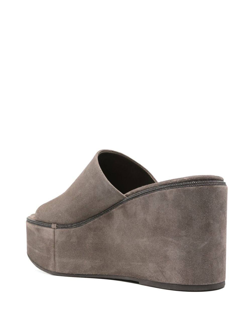 95mm suede mules - 3