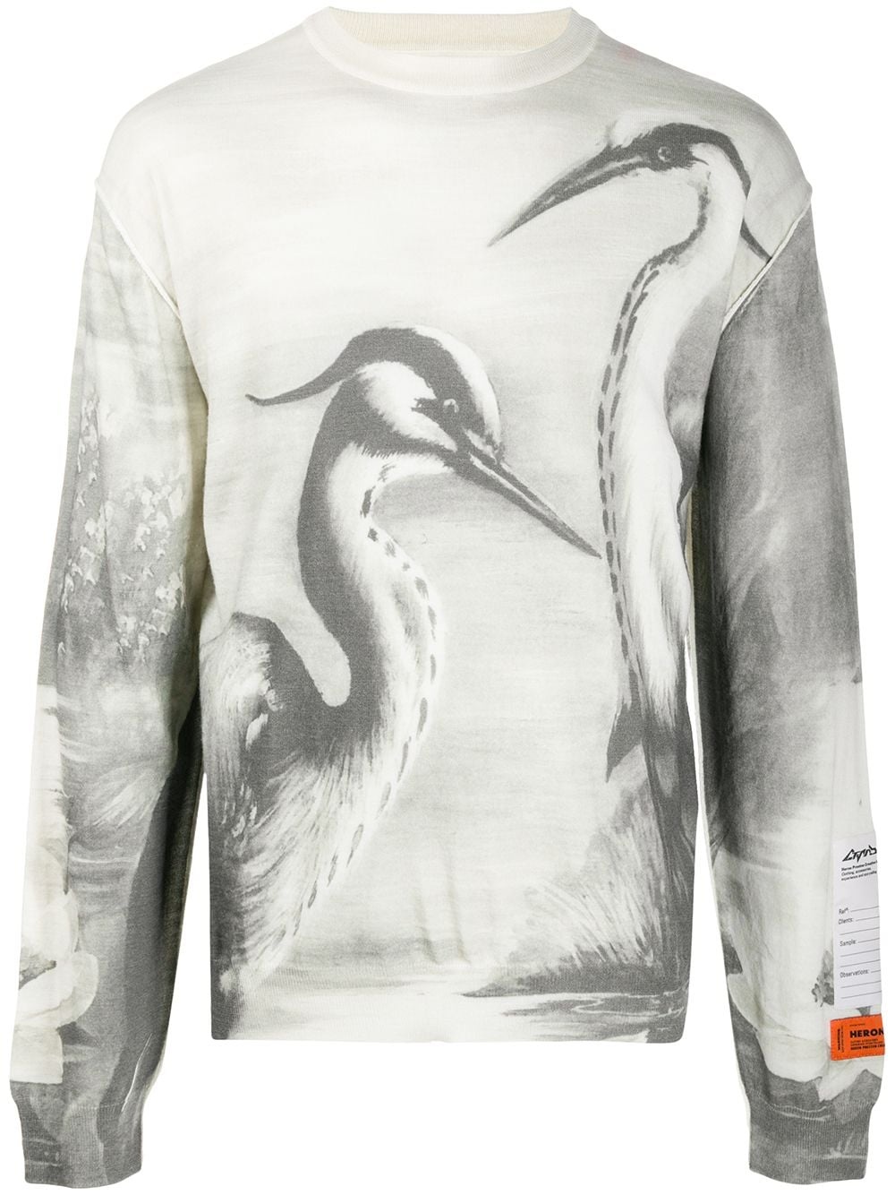 Heron print jumper - 1