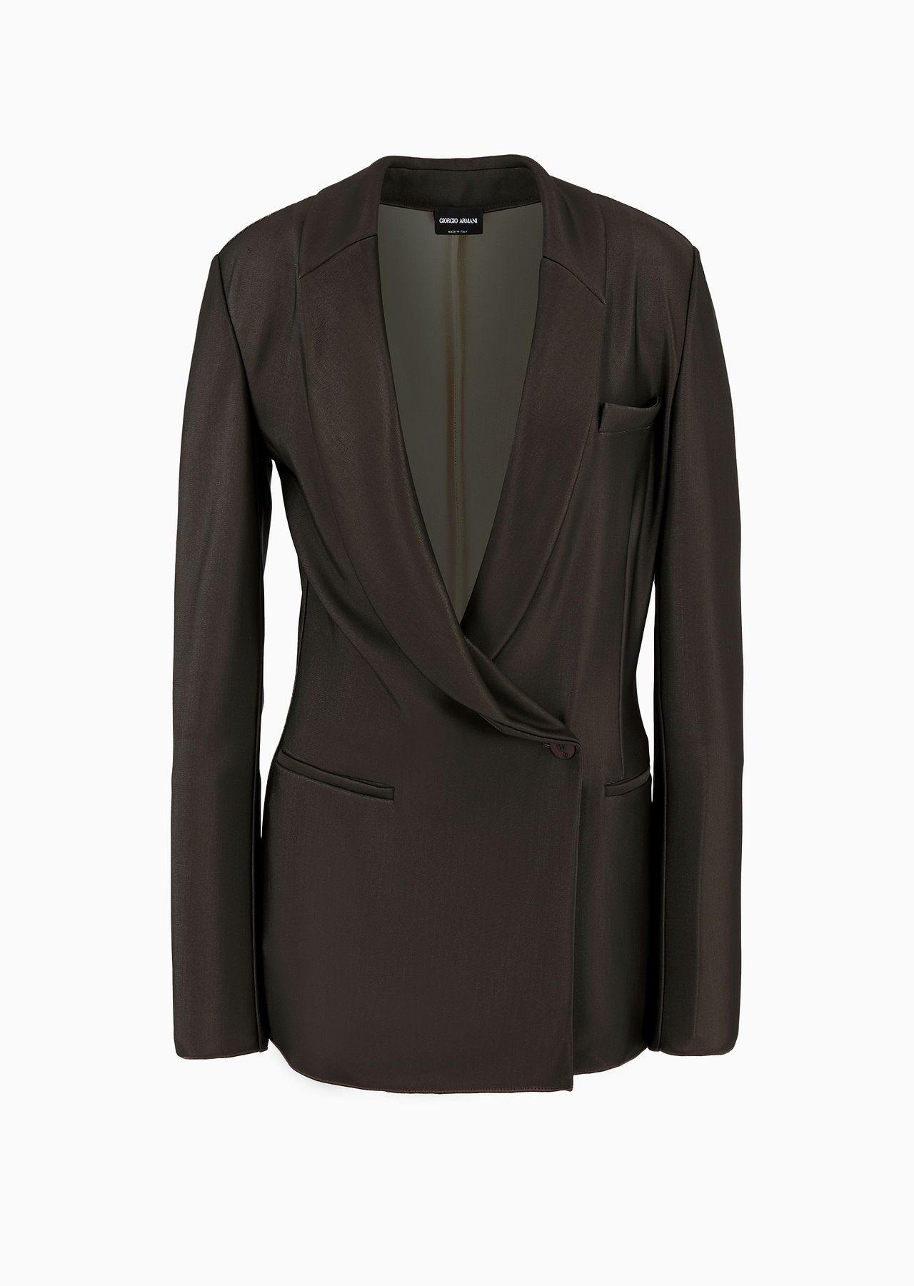 ASV single-breasted jacket in double viscose jersey - 1