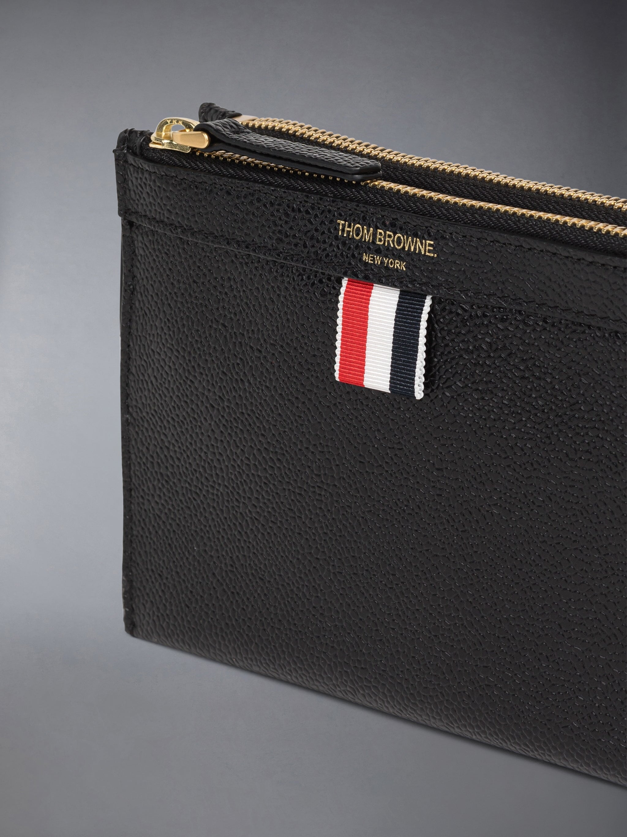 PEBBLE GRAIN MINI DOUBLE DOCUMENT HOLDER CROSSBODY - 5