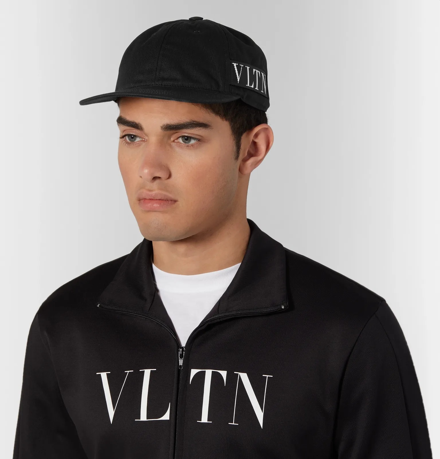 Valentino Garavani Logo-Jacquard Cotton-Twill Baseball Cap - 2