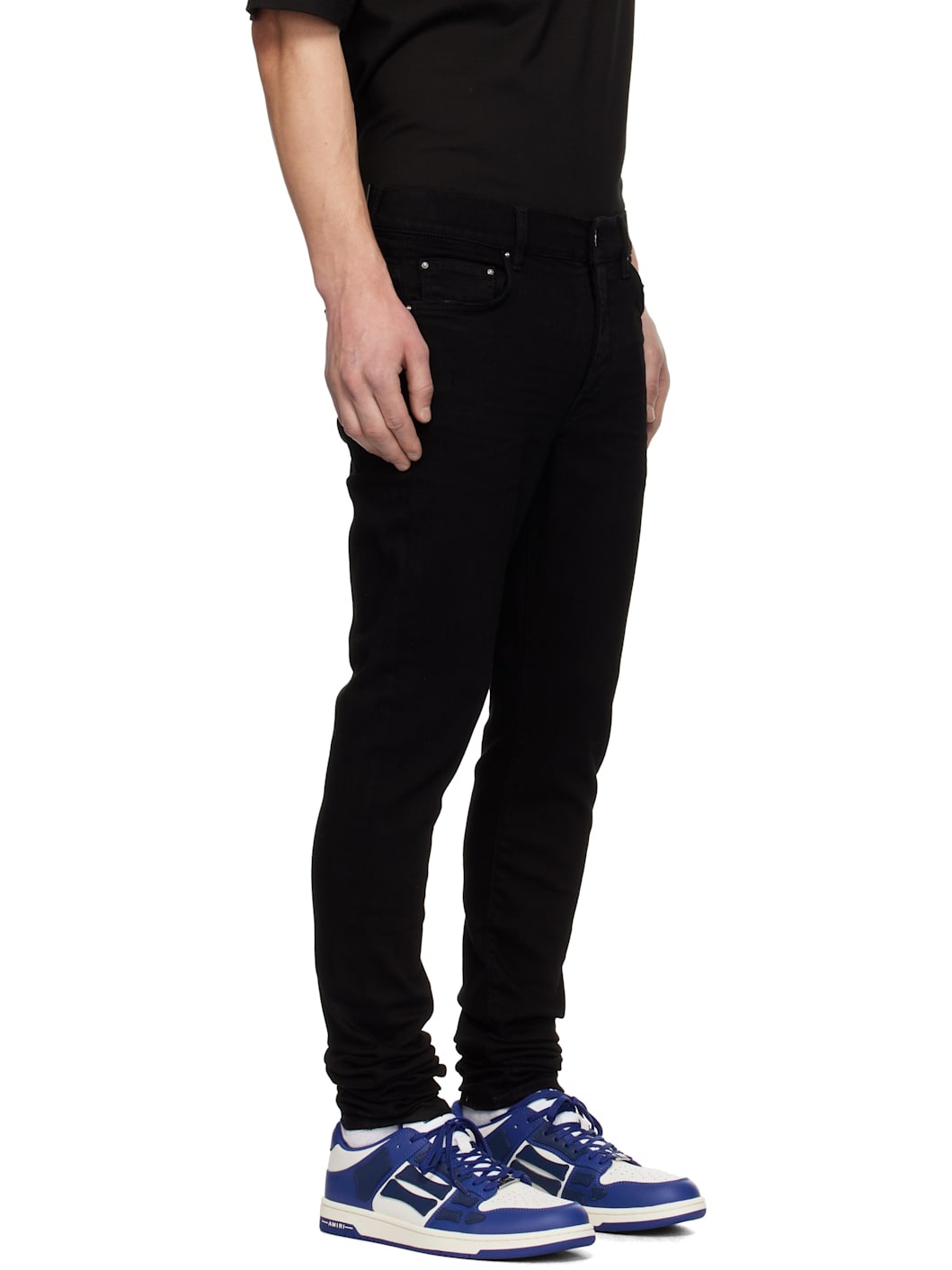 Black Stack Jeans - 2