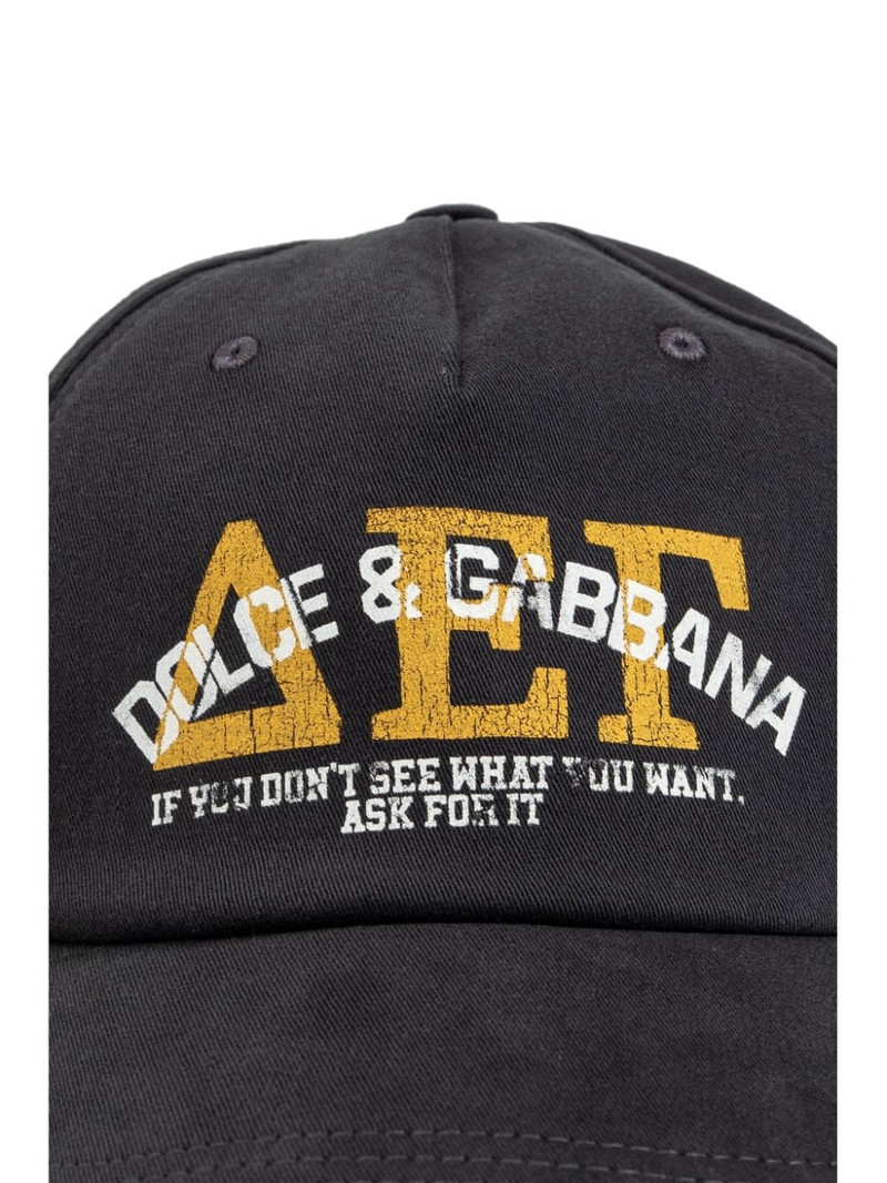 logo-print baseball cap 4