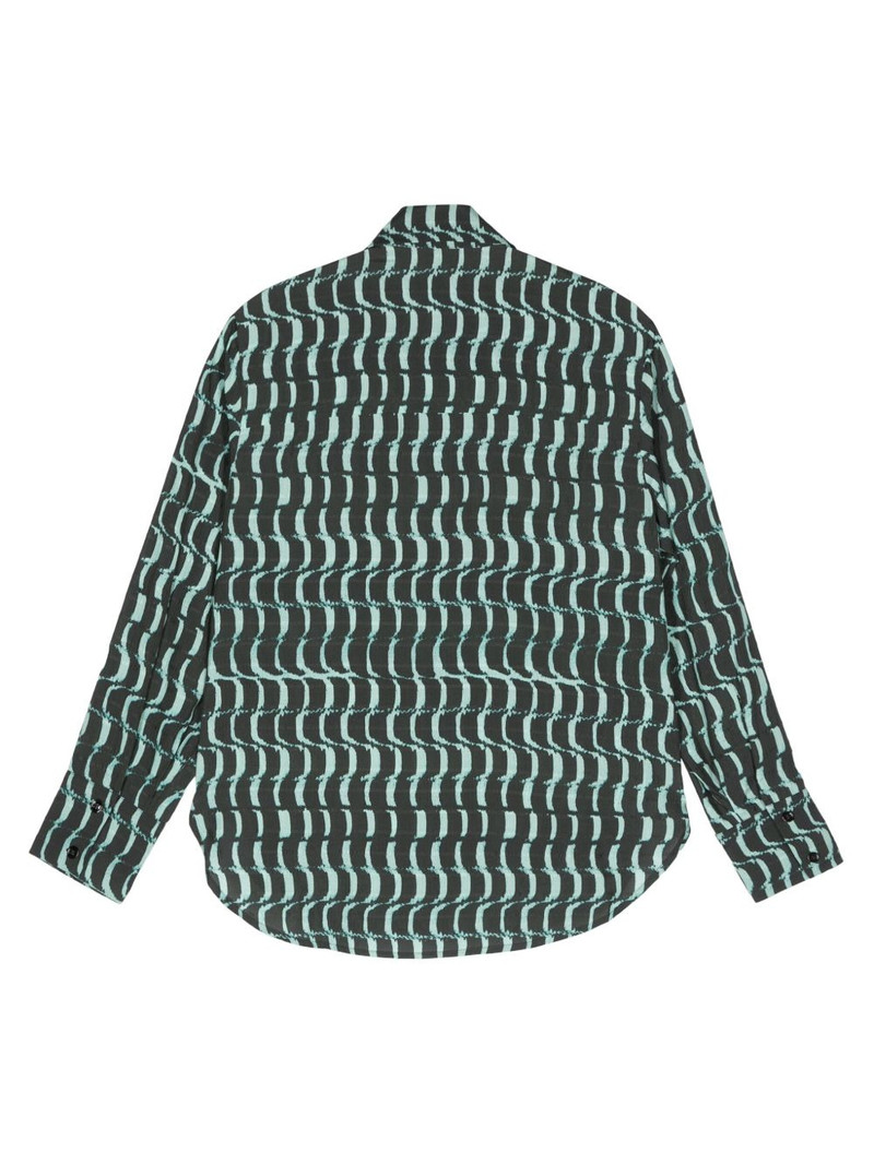 christian wijnants abstract-print shirt outlook