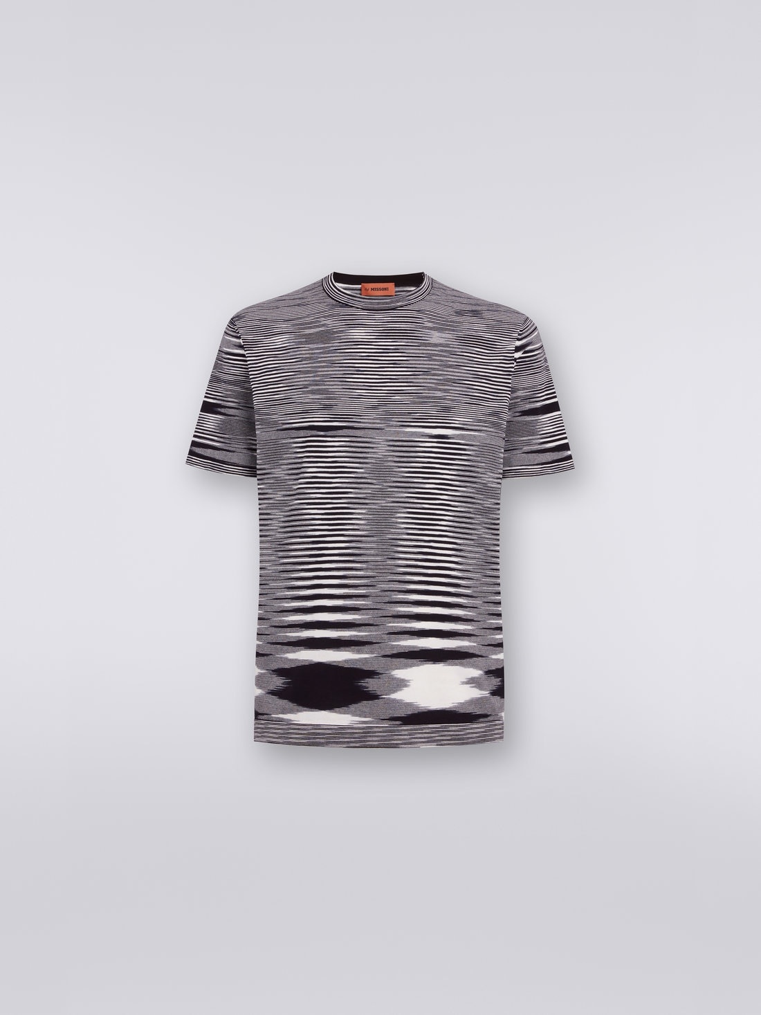Slub cotton crew-neck T-shirt - 1