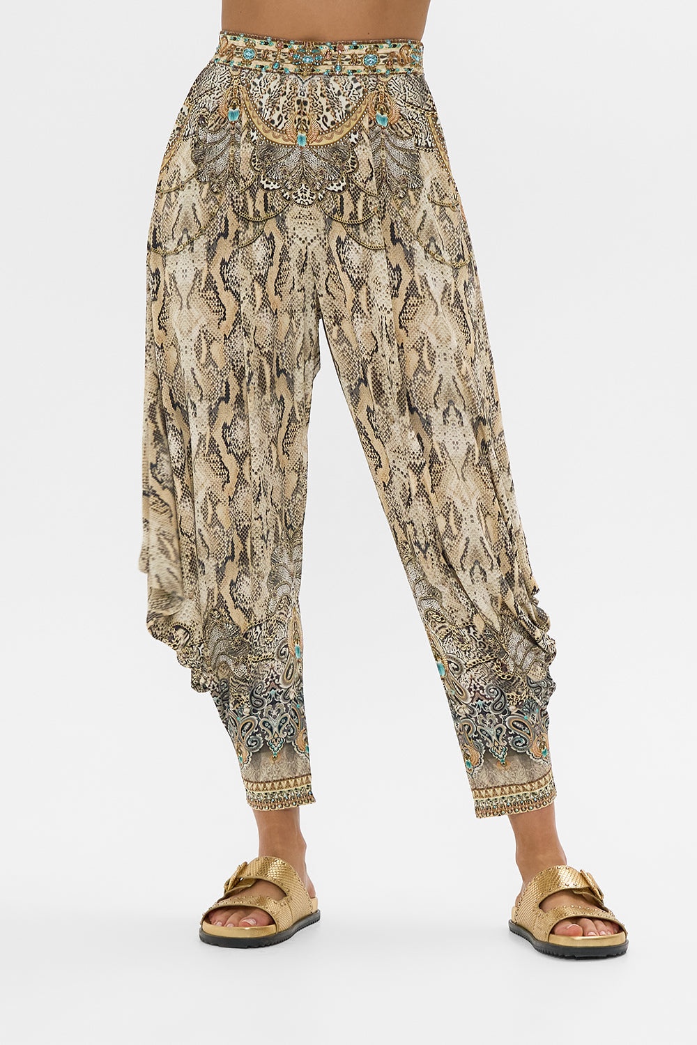 JERSEY DRAPE PANT WITH POCKET - 5