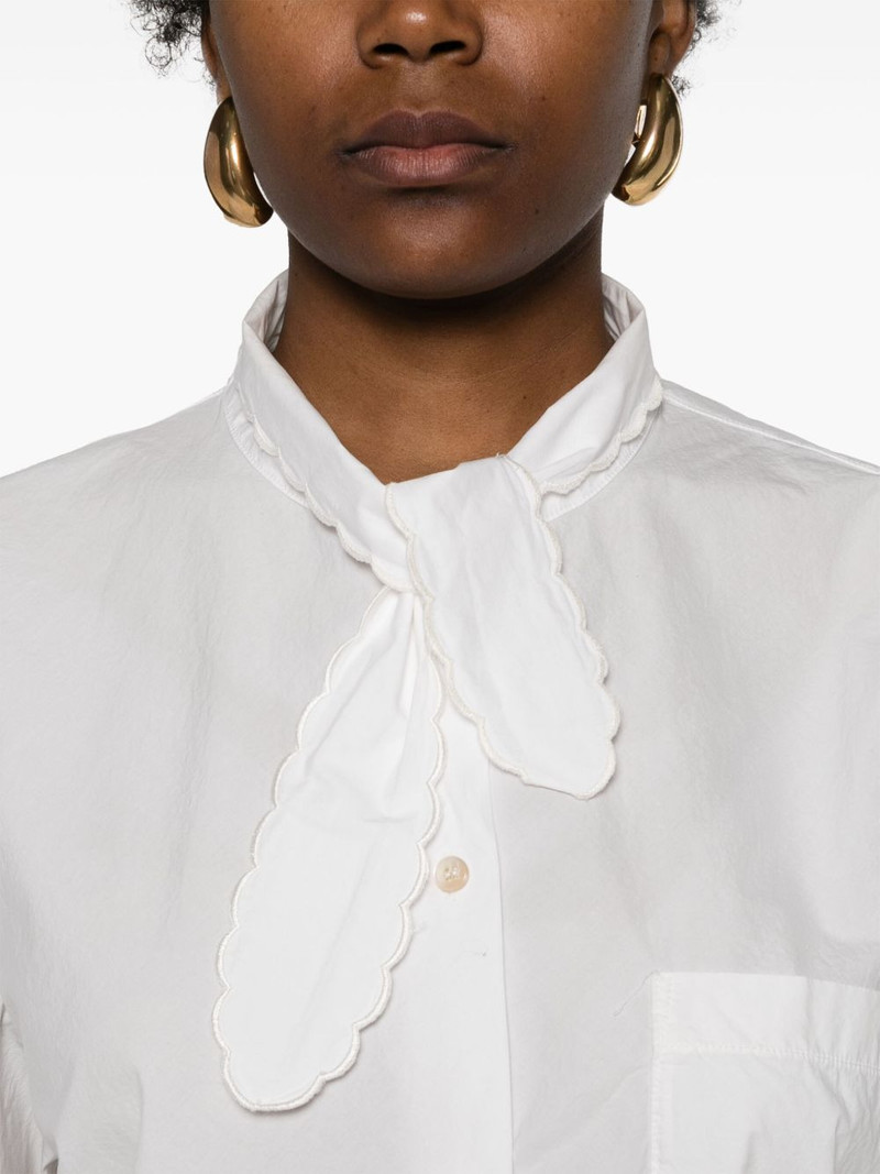 pussy-bow cotton shirt 5