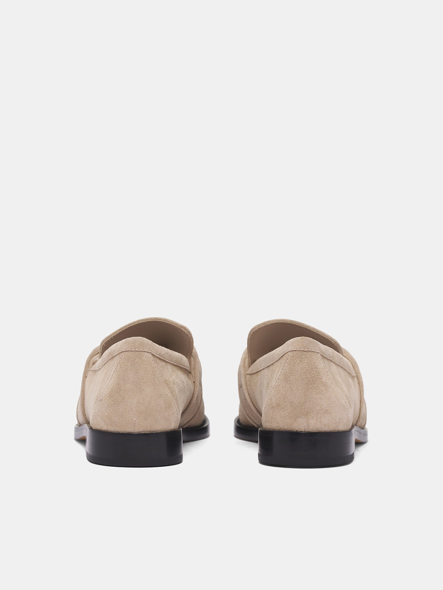 Beige Astaire Suede Loafers - 4