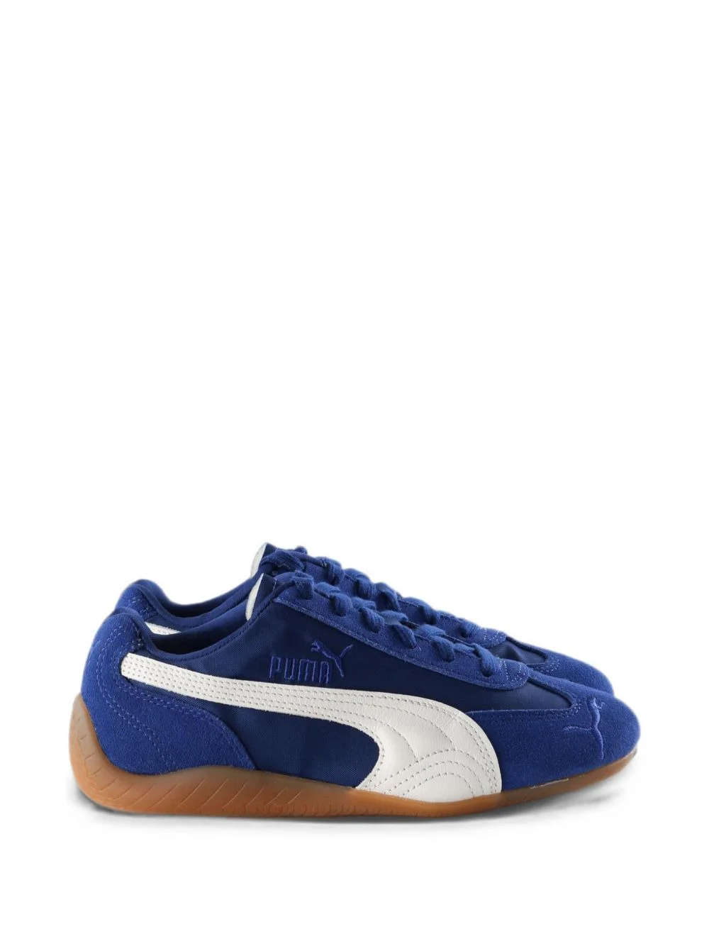 Speedcat suede-panelled sneakers - 1
