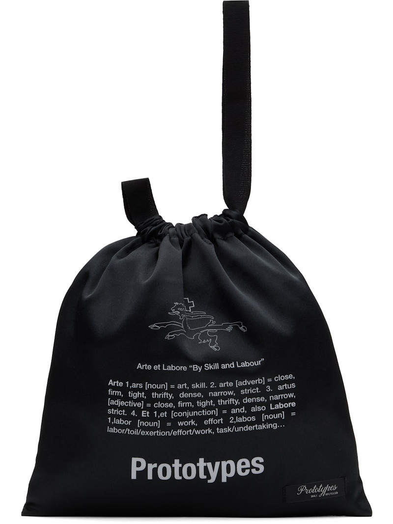 Black Drawstring Pouch 1