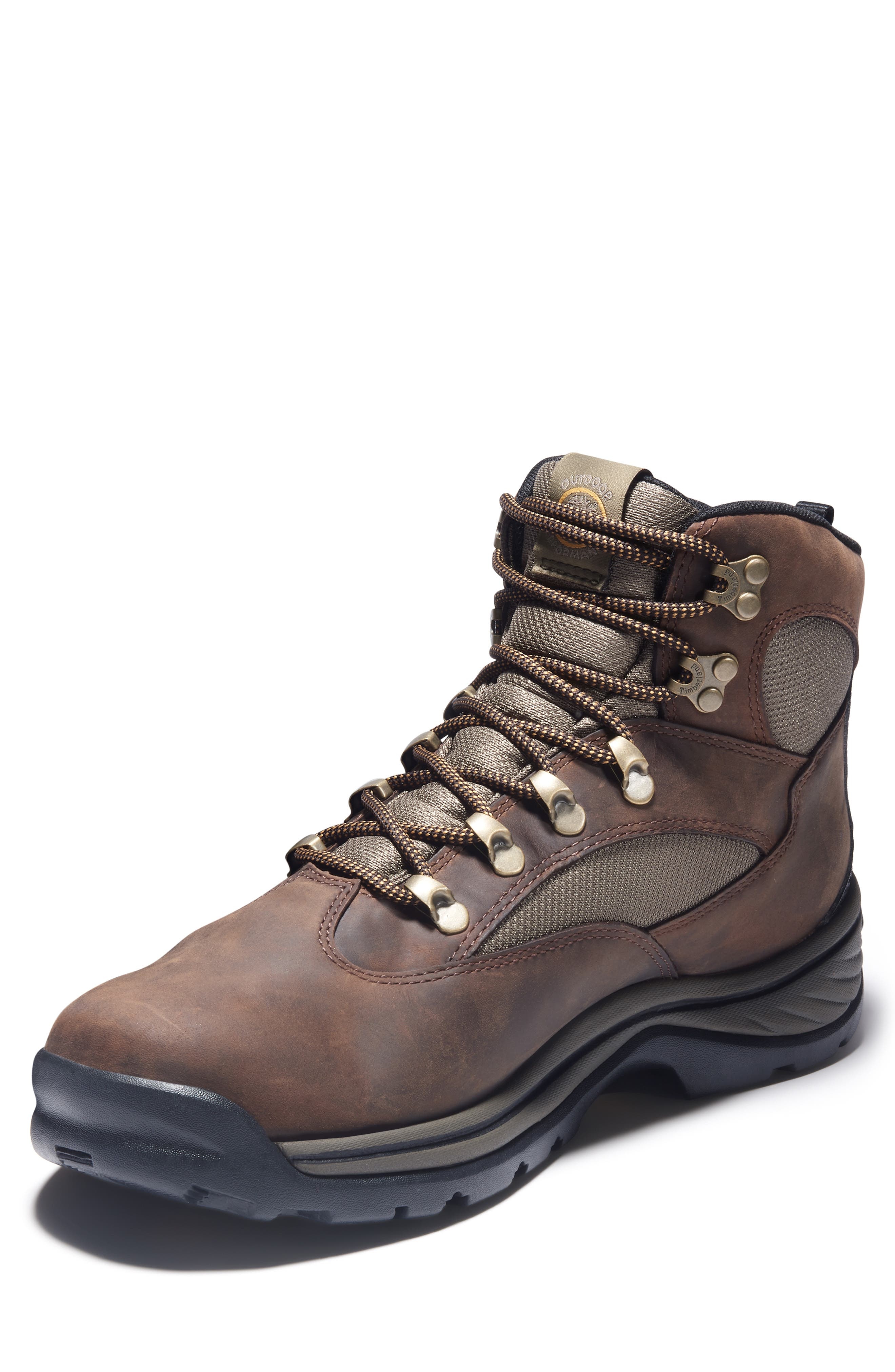 Timberland Chocorua Waterproof Mid Hiking Boot in Medium Brown at Nordstrom - 7