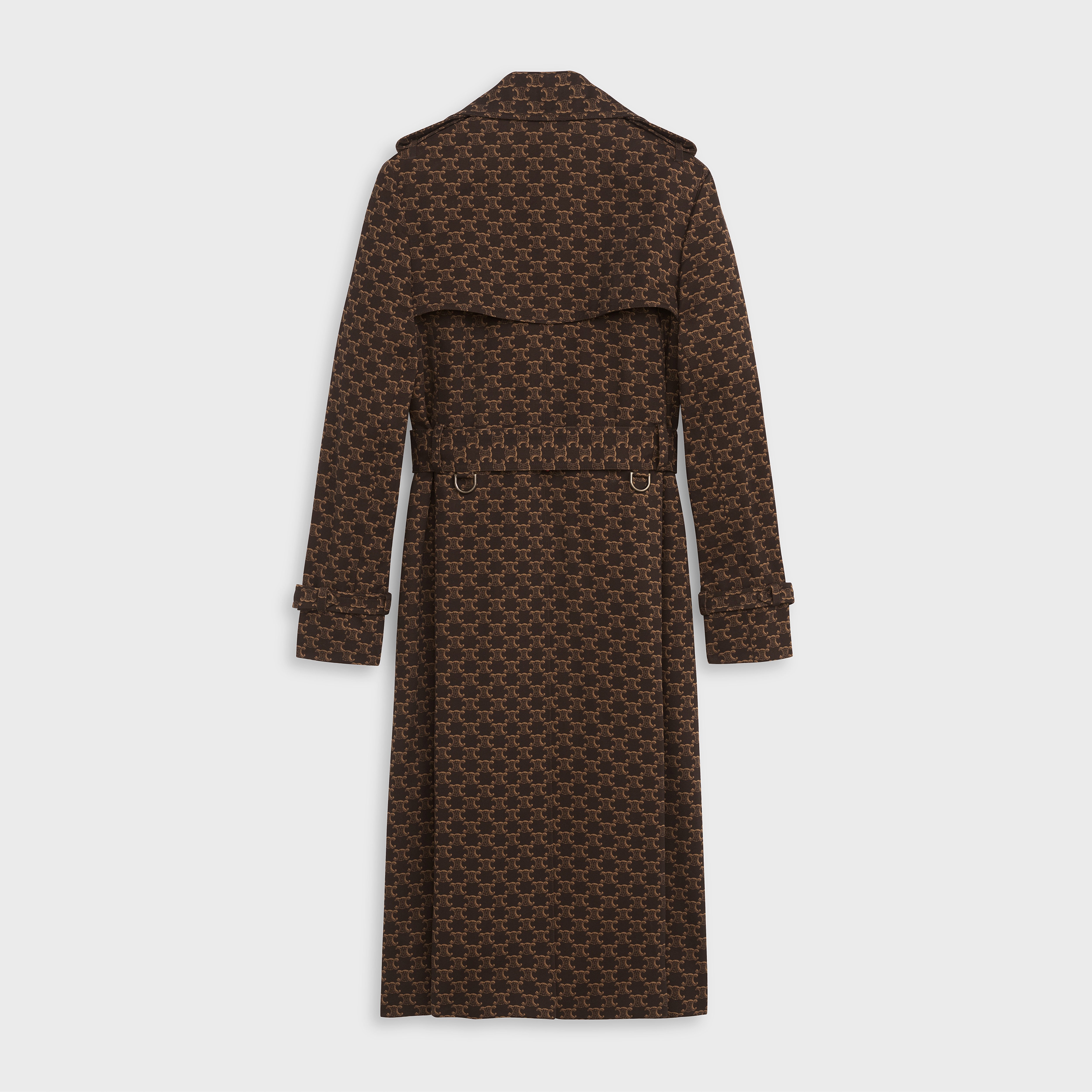 70’S TRENCH COAT IN 'TRIOMPHE' PRINTED COTTON - 2