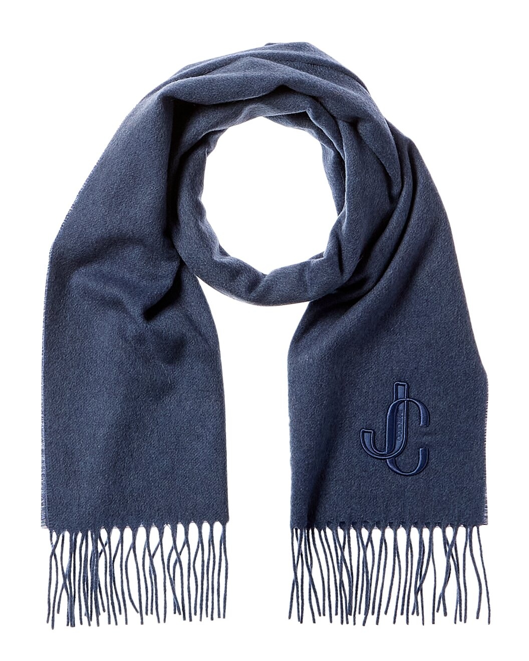 Jimmy Choo Logo Cashmere Scarf - 1