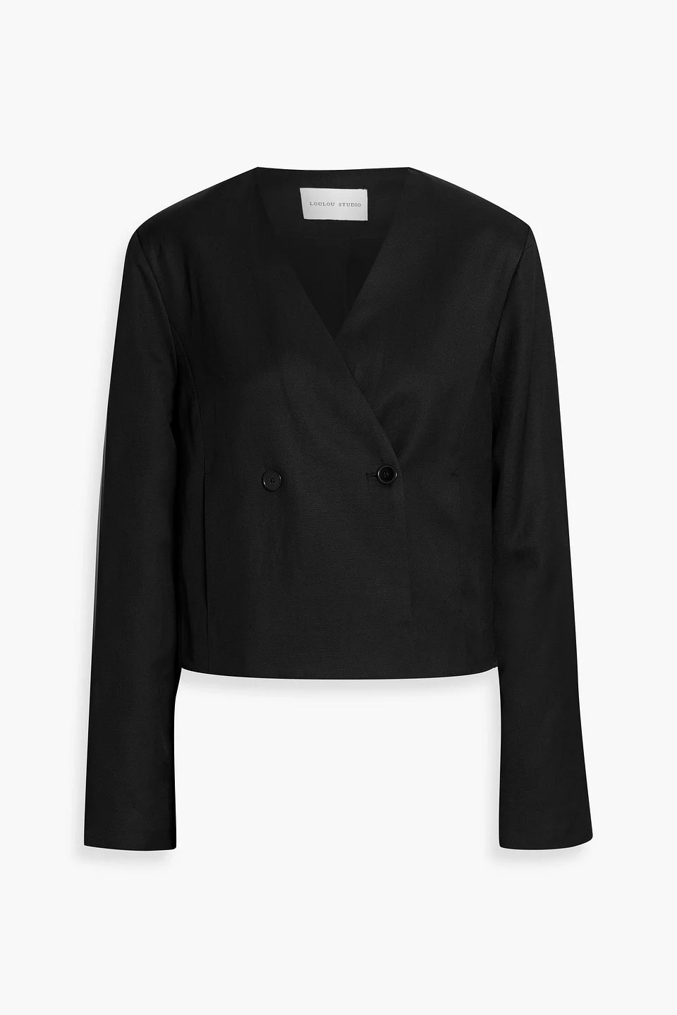 Malli double-breasted twill blazer - 1