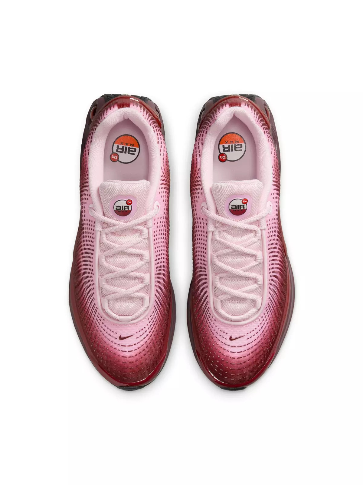 Air Max Dn "Team Red/Pink Foam/Burgundy Crush/Black" Women's Shoe - 6