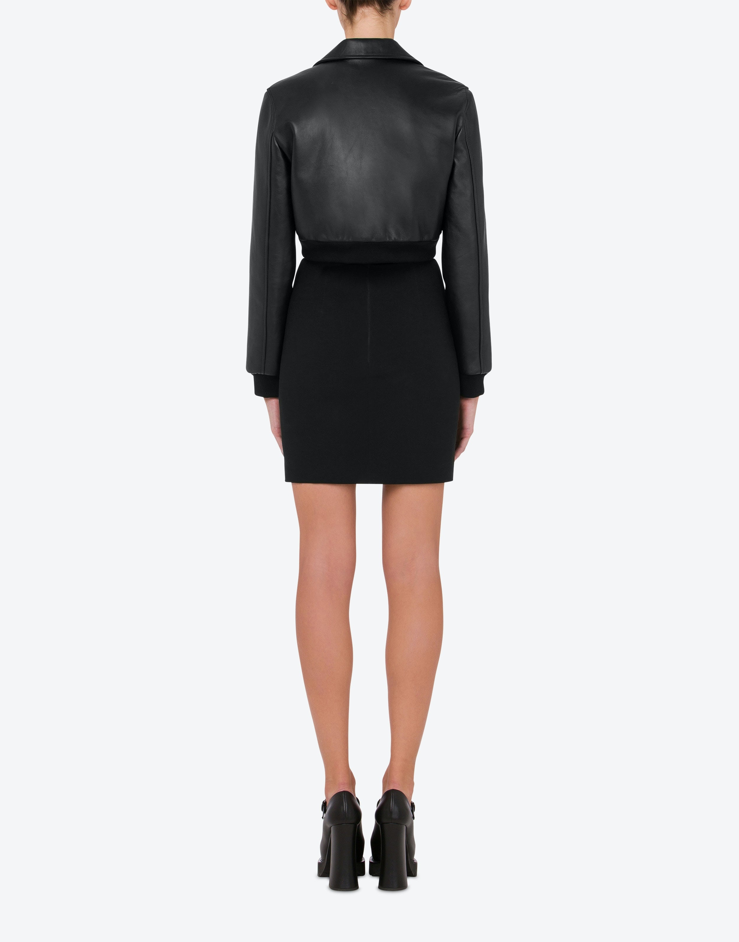HEART BUTTONS NAPPA LEATHER JACKET - 3