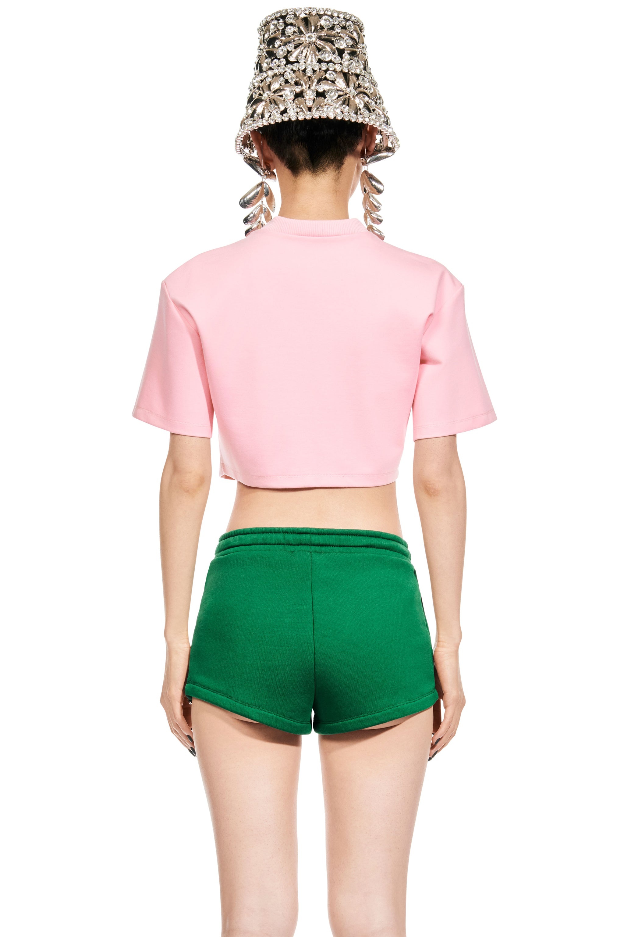 DECO BOW CROPPED T-SHIRT - 2