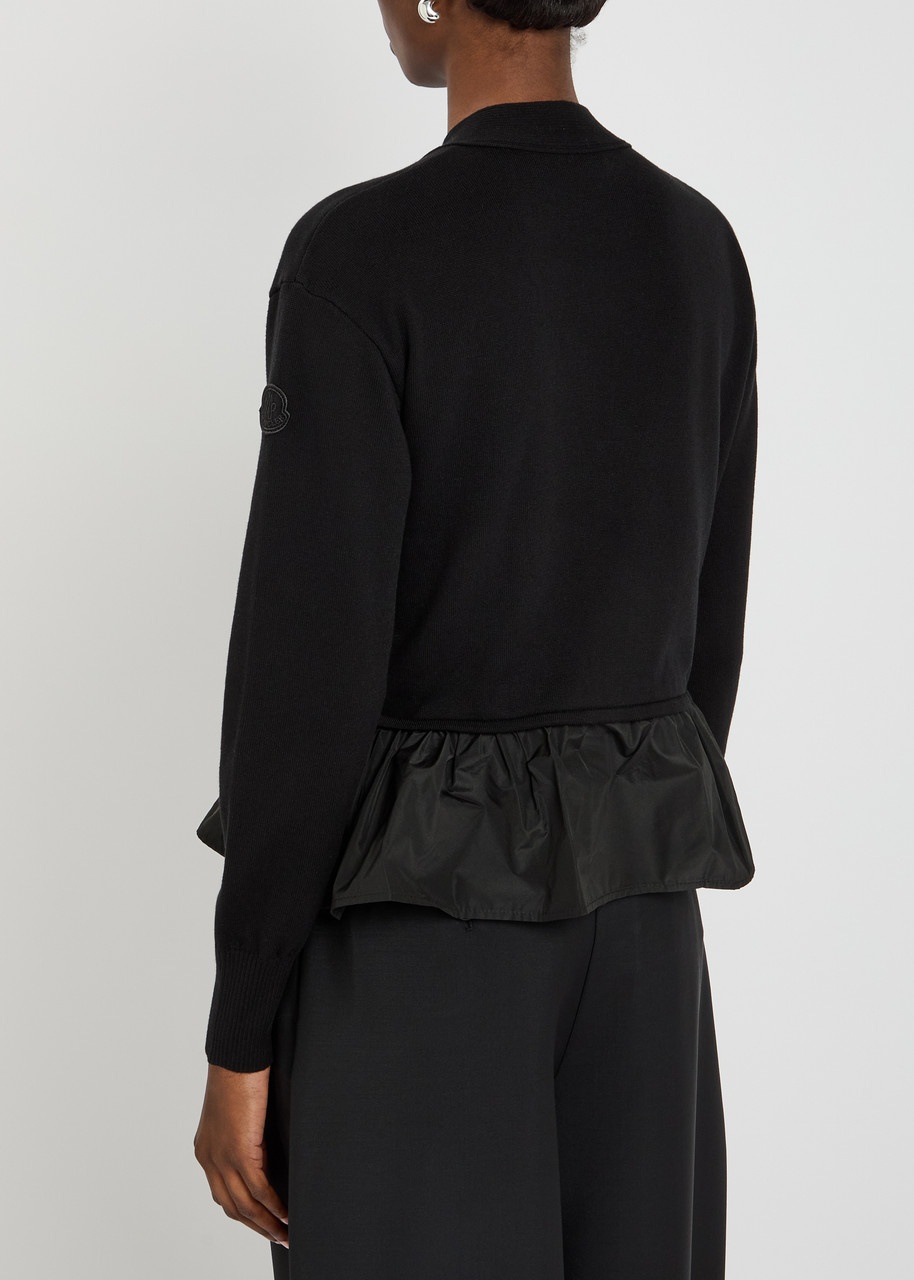 Moncler Puff-hem Cotton-blend Cardigan - 3