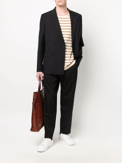 Jil Sander pressed-crease elasticated-wait trousers outlook