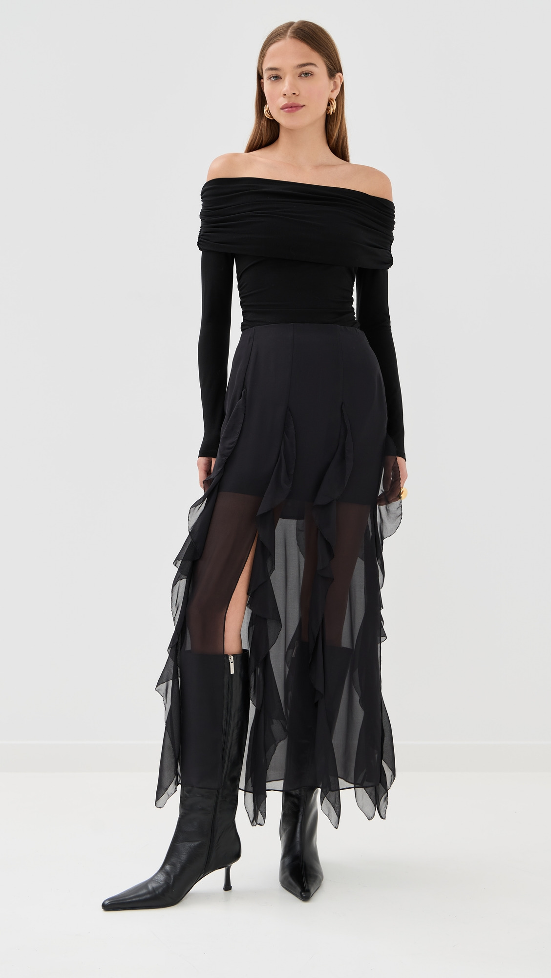 Ava Silk Skirt - 4
