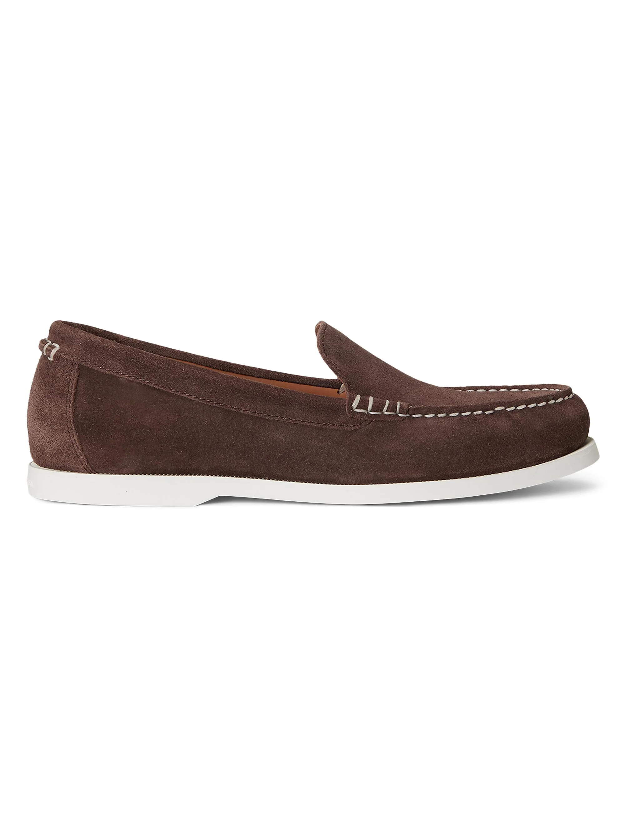 Men's Merton Suede Loafers - Dark Brown - 1