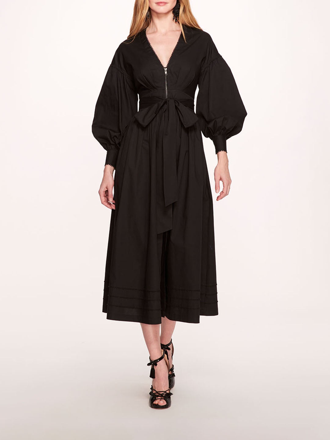INDIGO MIDI DRESS - 1