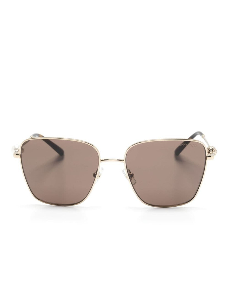 square-frame oversized sunglasses 1