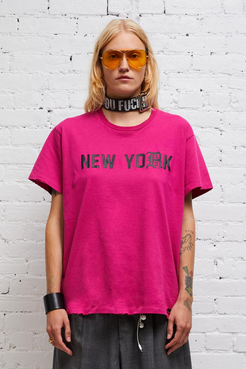 NEW YORK BOY T - HOT PINK 3
