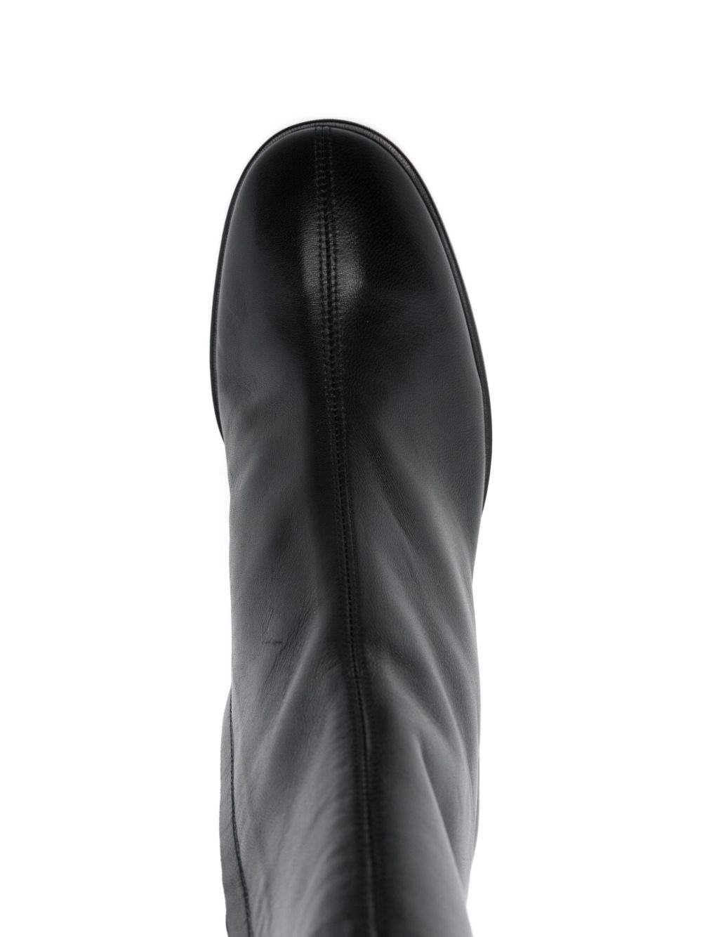 65mm leather ankle boots - 4
