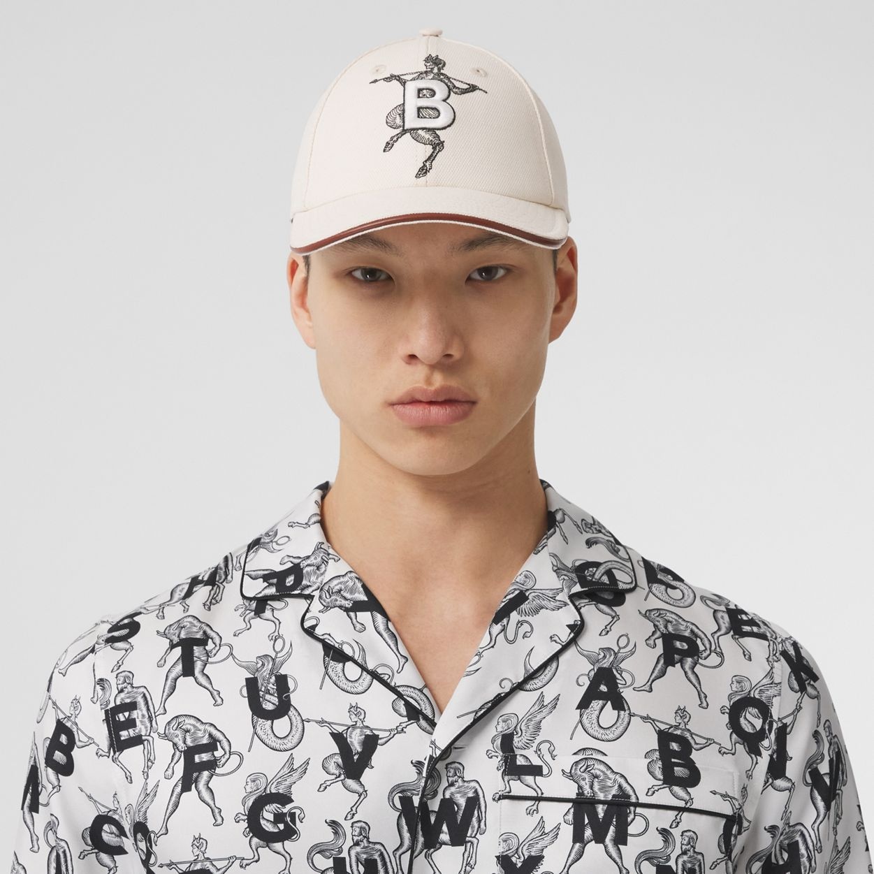 Mythical Alphabet Cotton Linen Baseball Cap - 5
