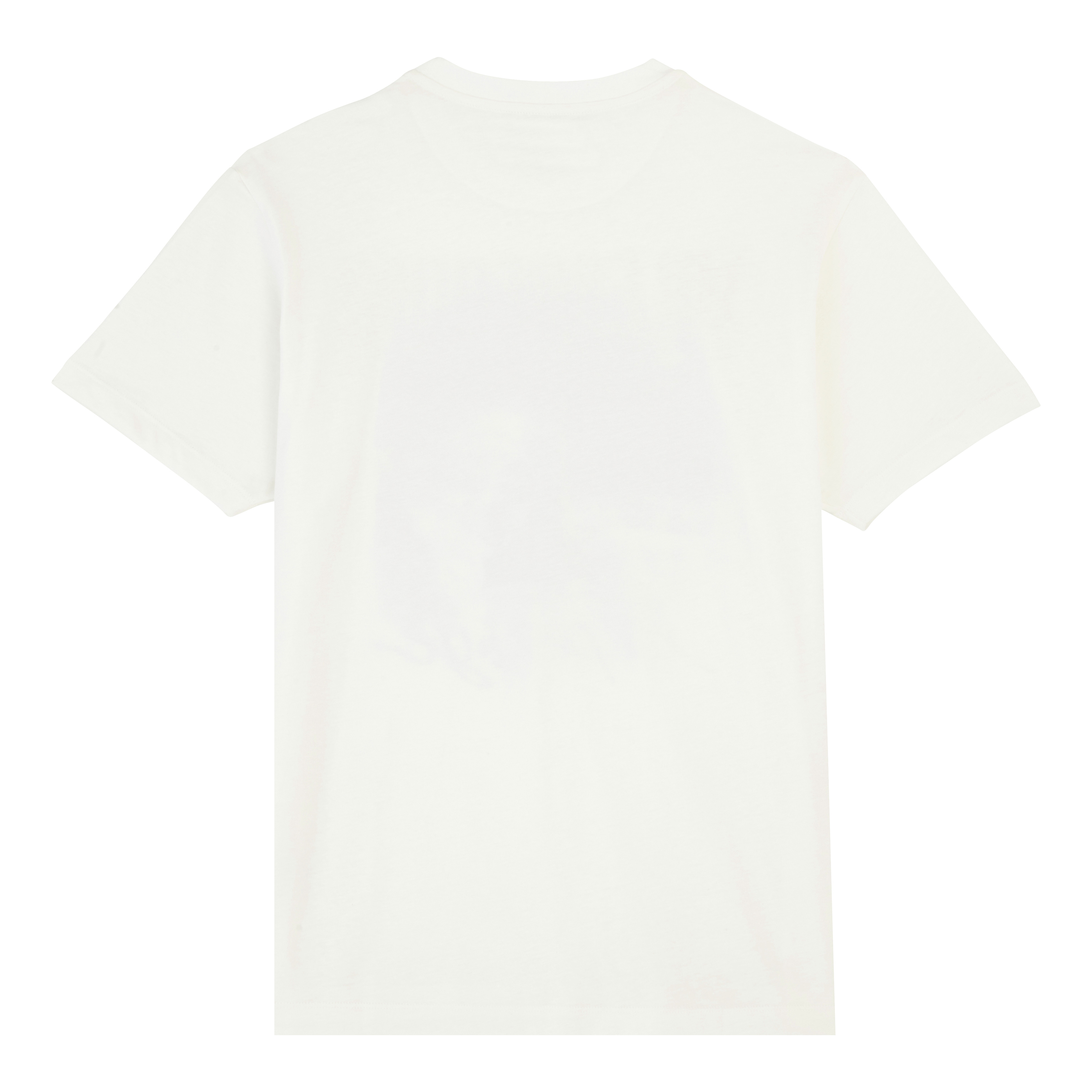 Men Cotton T-Shirt Wave on VBQ Beach - 2