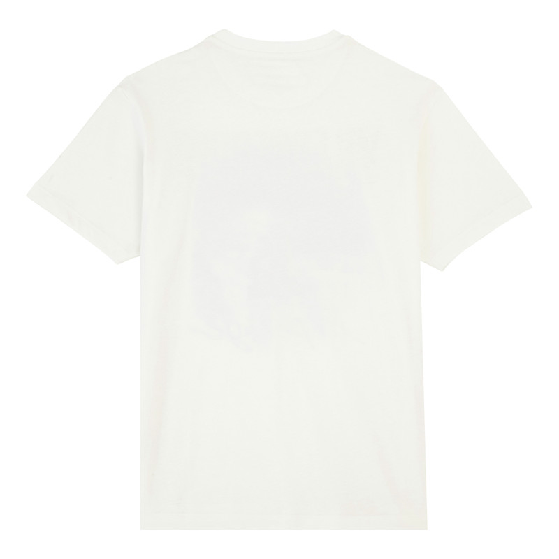 Vilebrequin Men Cotton T-Shirt Wave on VBQ Beach outlook