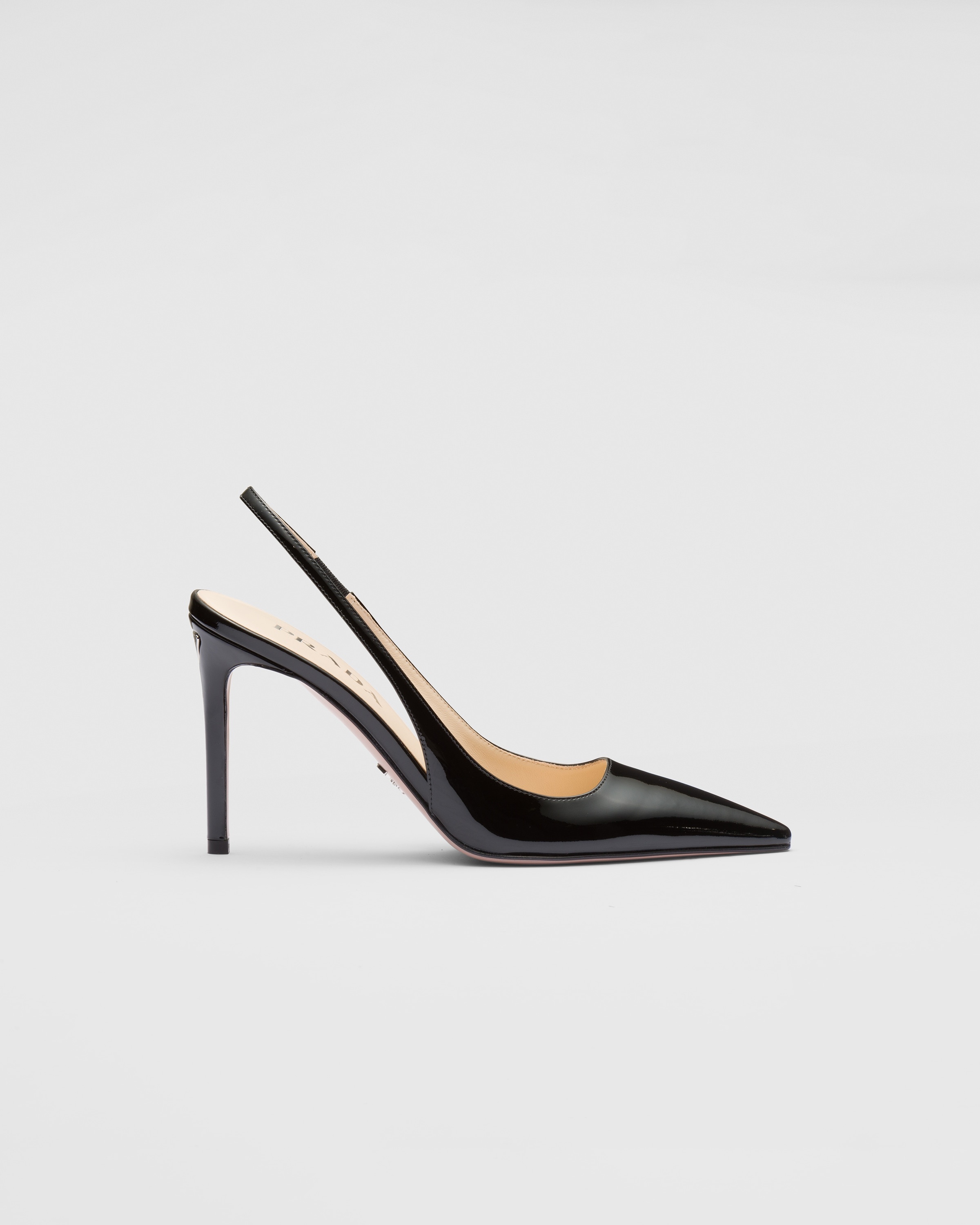 Patent leather slingbacks - 2