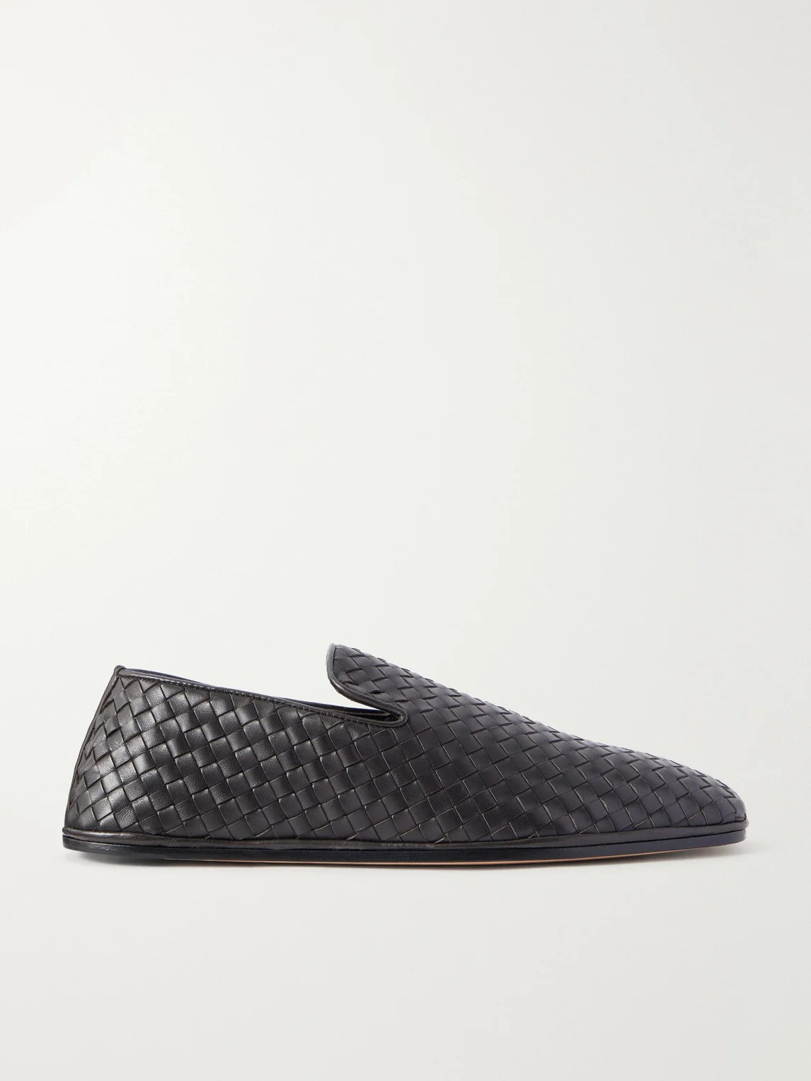 Palazzo Intrecciato Leather Loafers - 1