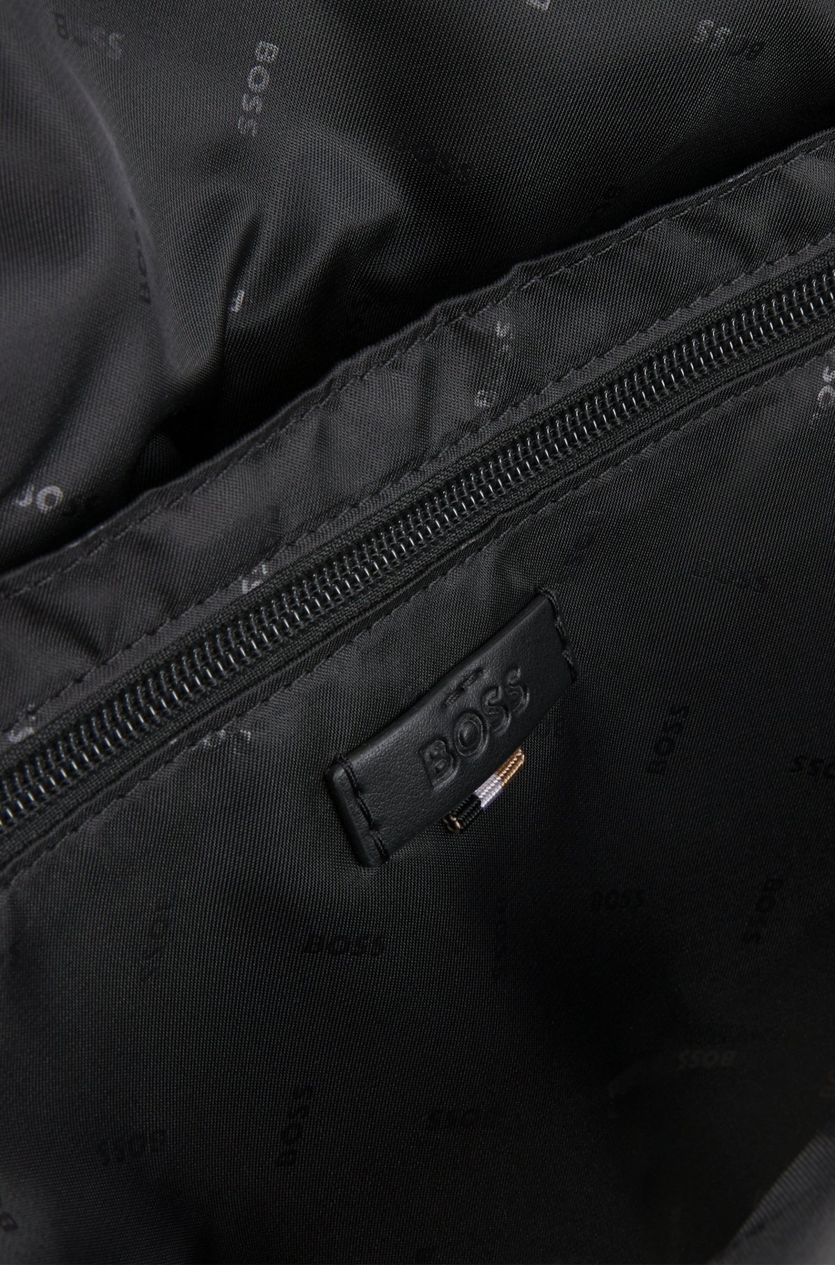 TEXTURED BACKPACK WITH LOGO HARDWARE - 4