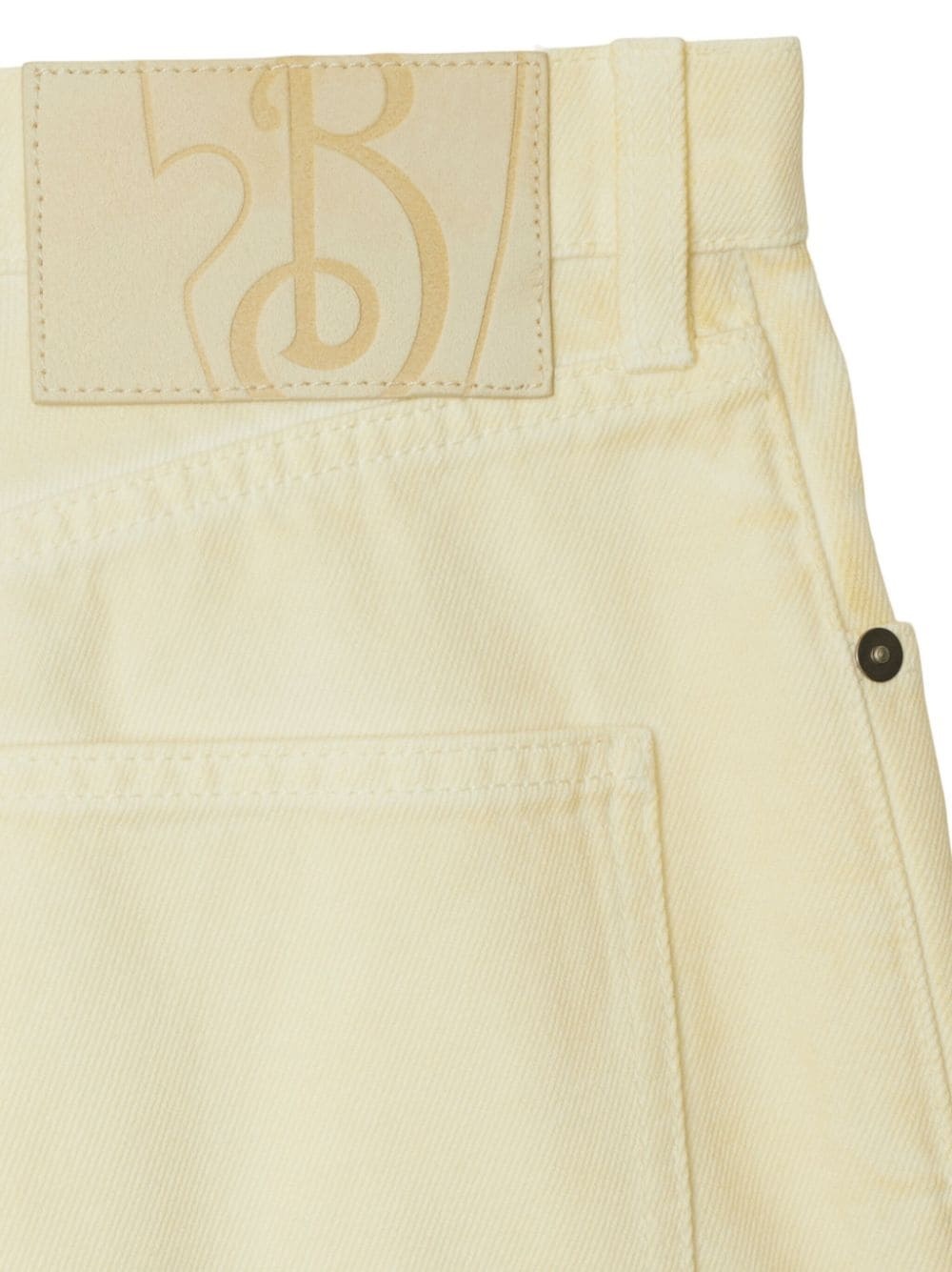 check detailing jeans - 9