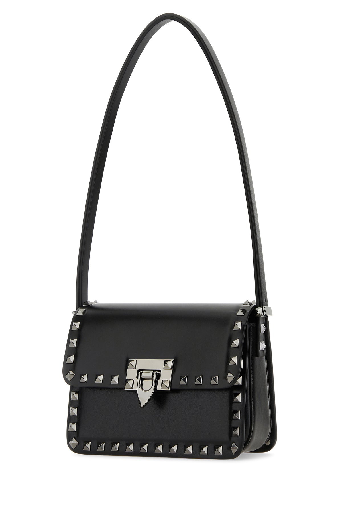 Black leather Rockstud23 shoulder bag - 2