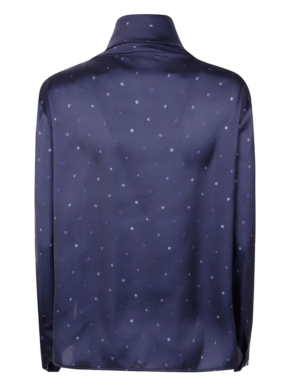 polka-dot bow blouse - 2