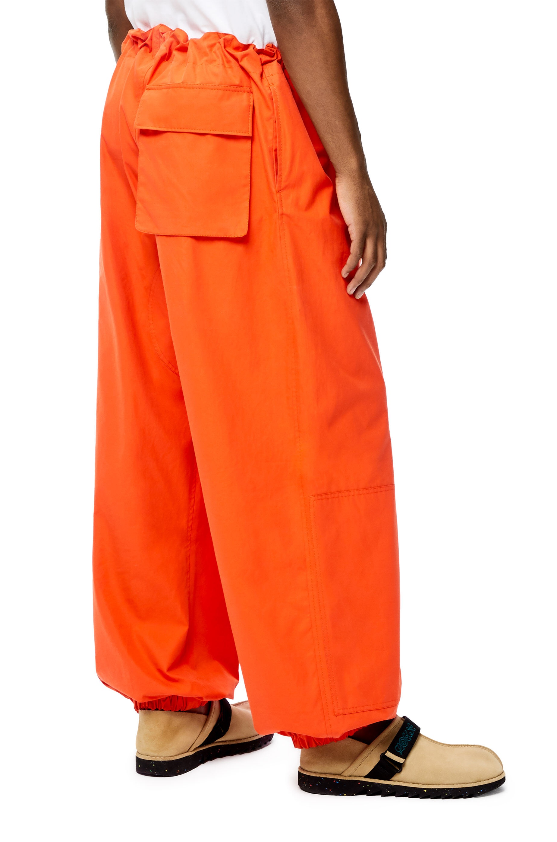 Drawstring trousers in cotton - 4