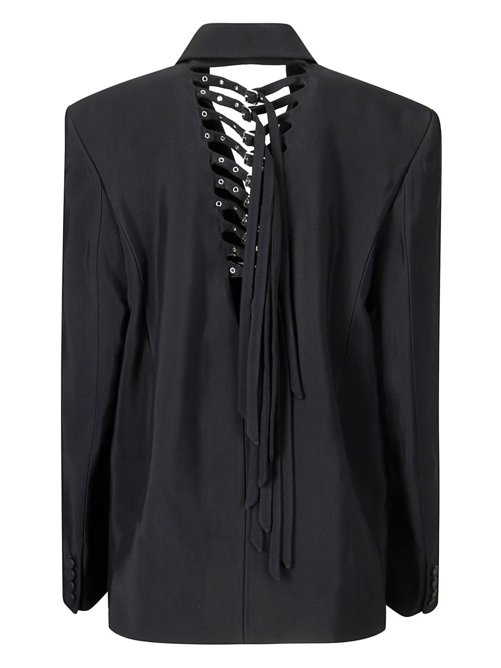 buckled blazer - 2