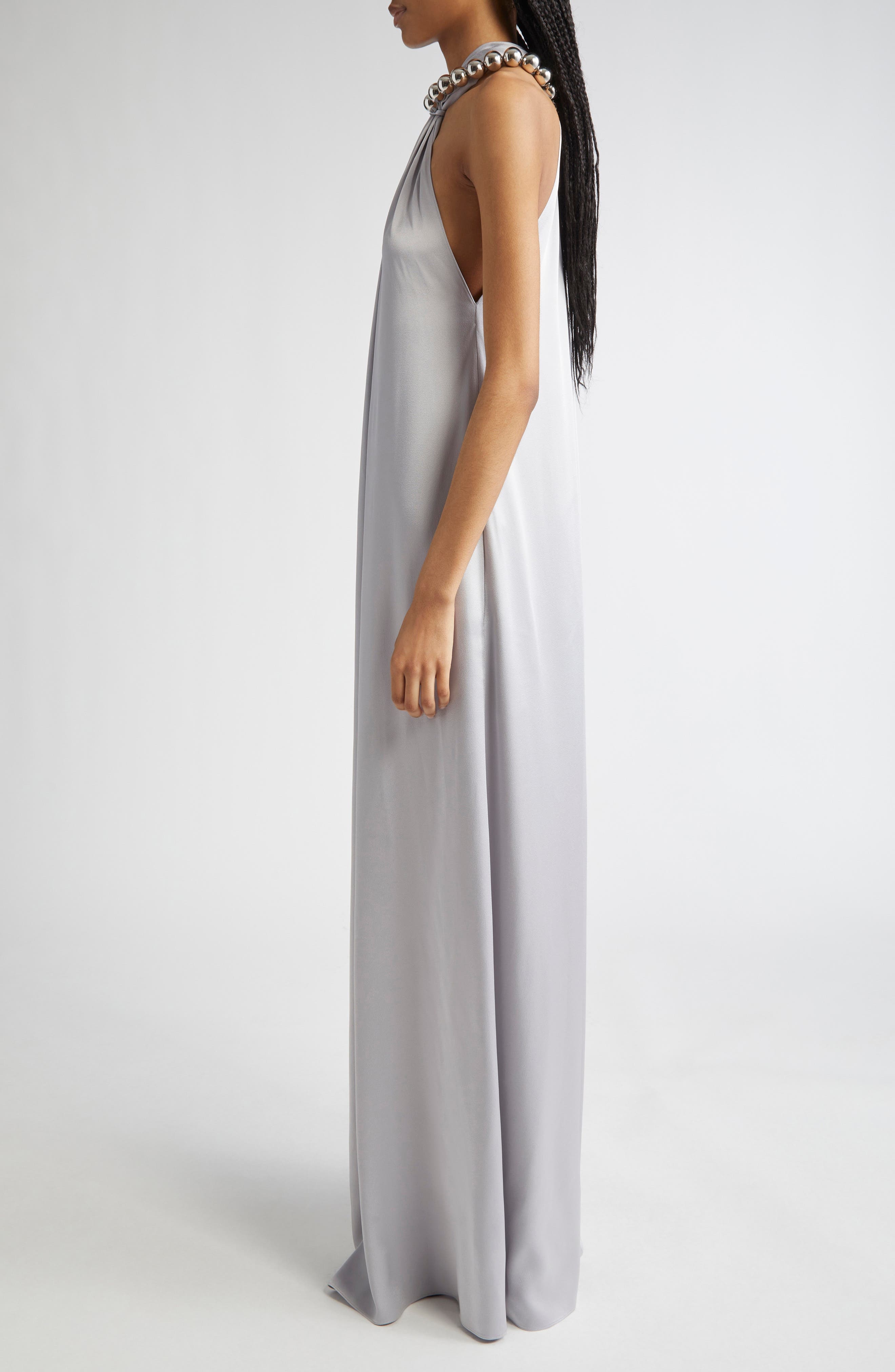 Stella McCartney Sphere Satin Gown in 4905 - 3