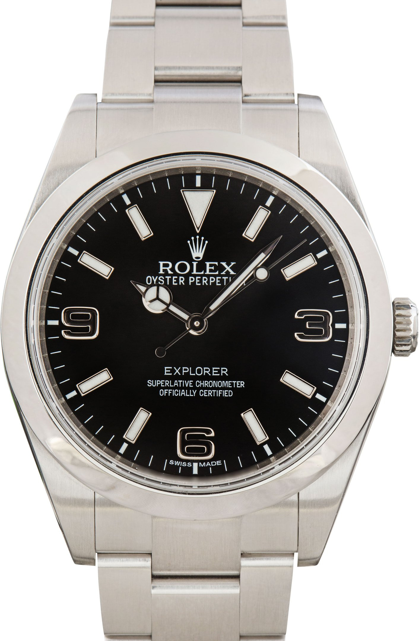 Pre-owned Rolex Explorer 214270 Black MK I Dial - 1