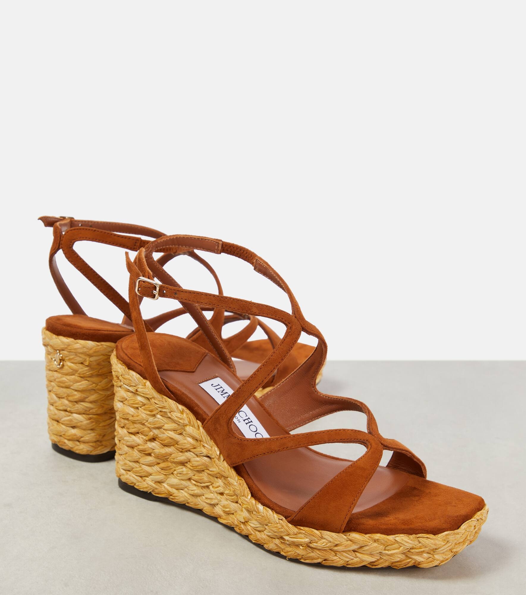 Ayla suede espadrille wedges - 6