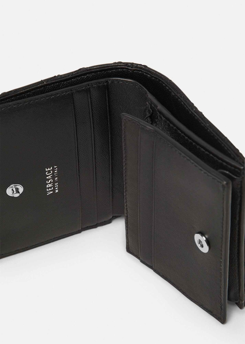 VERSACE Virtus Quilted Bifold Wallet outlook