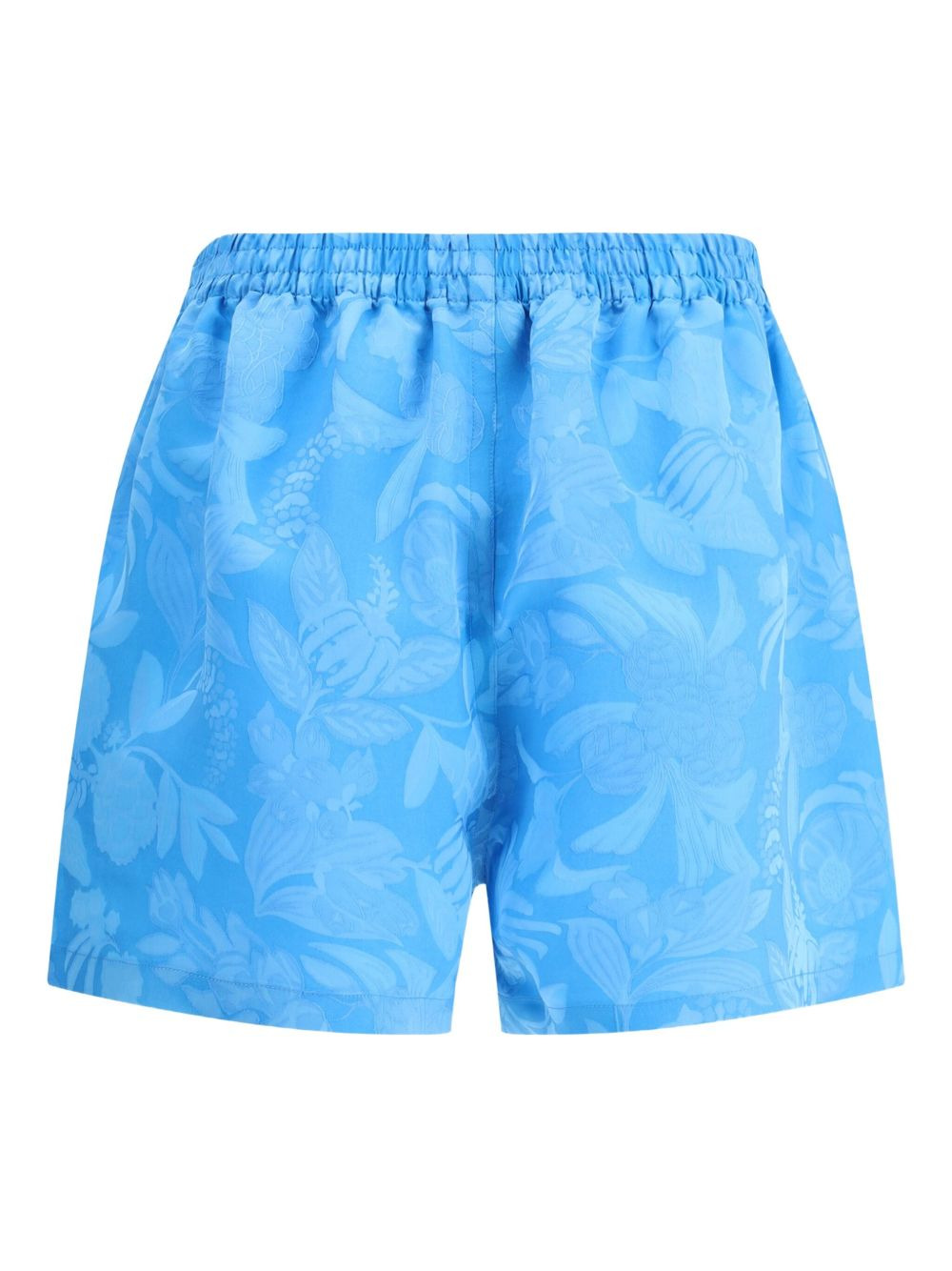 floral-print elastic-waist shorts - 2