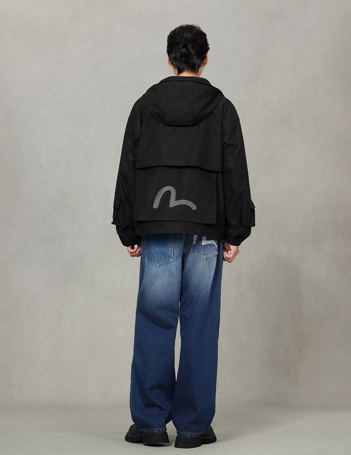Multi-Pocket Regular Fit Outdoor Jacket with Detachable Hood - 15