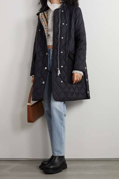 Burberry Hooded quilted padded shell coat outlook